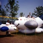Inflatable plane costume and plane<br/> Air Canada