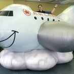 Inflatable plane<br/>Air Canada