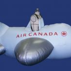 Inflatable plane costume<br/> Air Canada