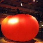 Inflatable tomato<br/> Science museum exihibition element