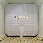 Inflatable isolation wall<br/>9m wind tunnel, Ottawa