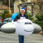 Inflatable plane costume<br/>Christmas parade