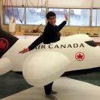Inflatable plane costume<br/>Air Canada