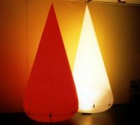 Inflatable cone lights